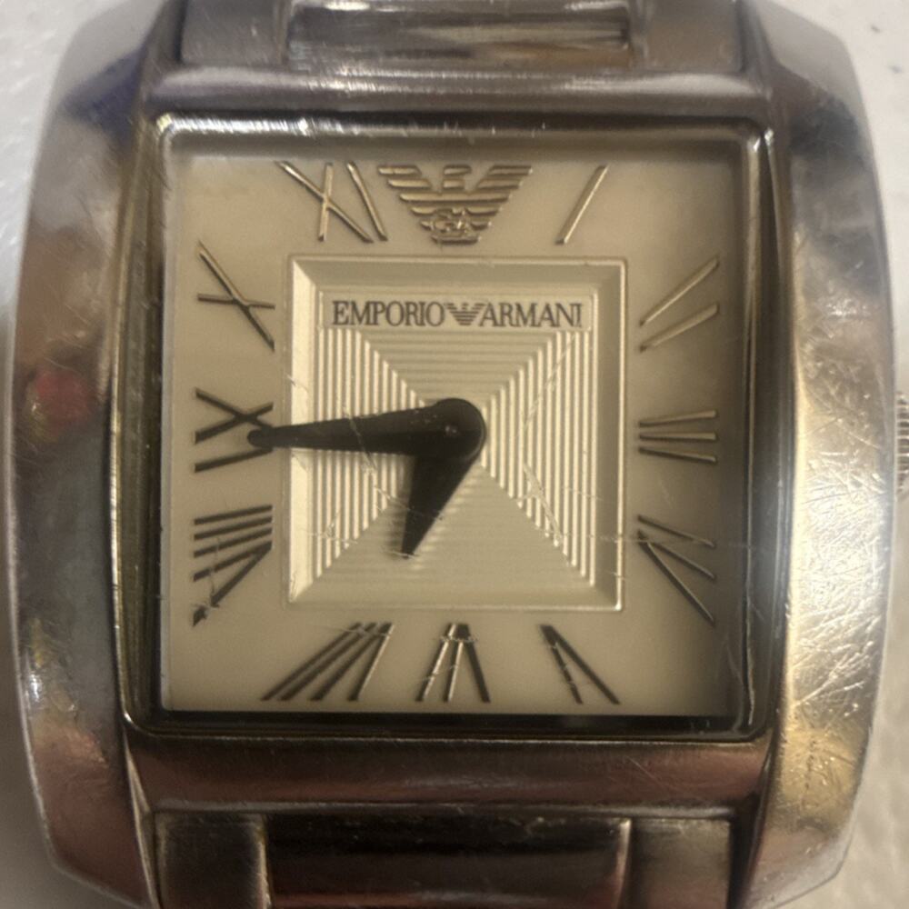 Emporio Armani AR-5704 Womens Watch 5.5” Band 23mm Case New Battery (B33)